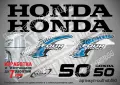HONDA 2002-2007 извънбордови двигател стикери надписи 25 30 35 40 45 50 hp, снимка 7