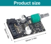 SIGANDG аудио усилвател, Bluetooth 5.0 HiFi усилвател, 2 x 50 W, ZK-502L цифров стерео усилвател, снимка 6