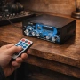 Аудио усилвател с МР3 плейър, LCD дисплей и дистанционно управление – 30W+30W, снимка 3