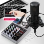 Професионален аудио миксер BOMGE, 4-канален цифров USB Bluetooth Echo Delay ефект, вход 48V, снимка 9