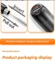 Безжичен поялник Solderig iron LED ДИСПЛЕЙ+LED ОСВЕТЛЕНИЕ+3 бр.различни сменяеми накрайника -нов-сив, снимка 11
