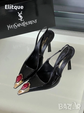 обувки на ток ysl saint laurent , снимка 5 - Дамски ежедневни обувки - 54247916