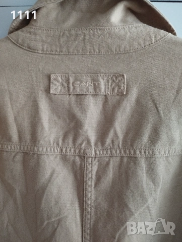 Сако/яке лен и памук Gant., снимка 6 - Сака - 50085404