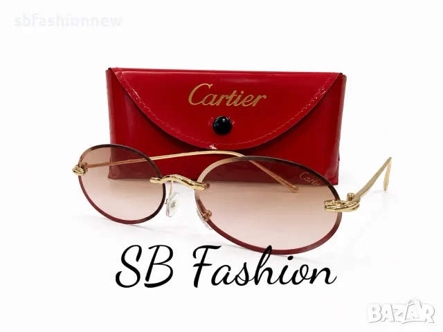 Cartier очила с лого, снимка 3 - Слънчеви и диоптрични очила - 55377145