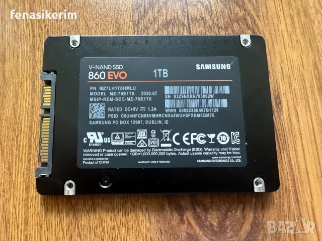 1TB 1000GB SSD 2.5' Samsung 860 EVO
