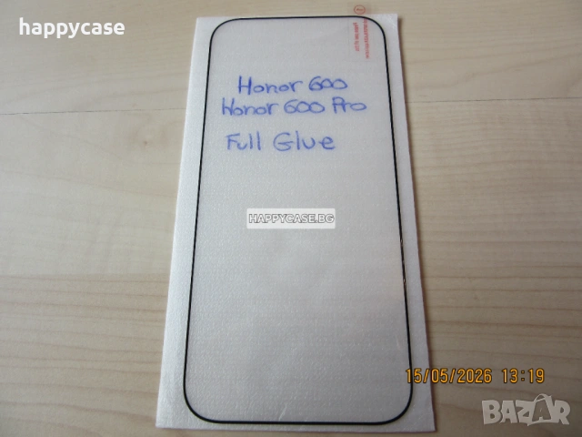 Honor 600 Pro / 600 / 600 Lite / 5D Full Glue Стъклен протектор с цяло лепило, снимка 6 - Фолия, протектори - 54570432