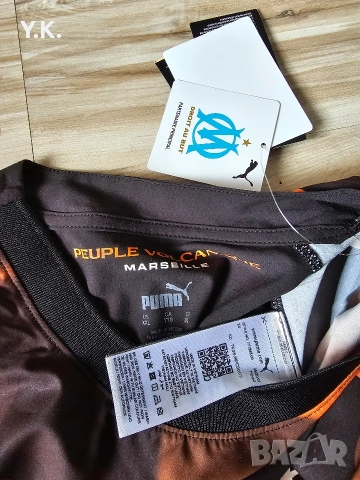 Оригинална мъжка тениска Puma UltraWeave x F.C. Olympique Marseille / Season 23-24 (Third), снимка 4 - Тениски - 54291241