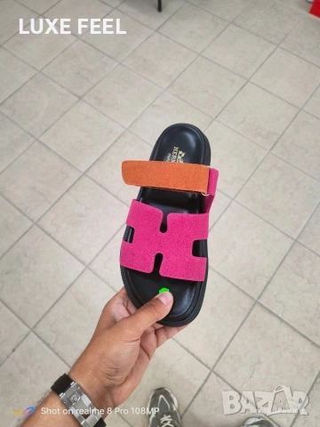Hermes ⚜️ 40 н. Дамски Чехли , снимка 2 - Чехли - 54794145