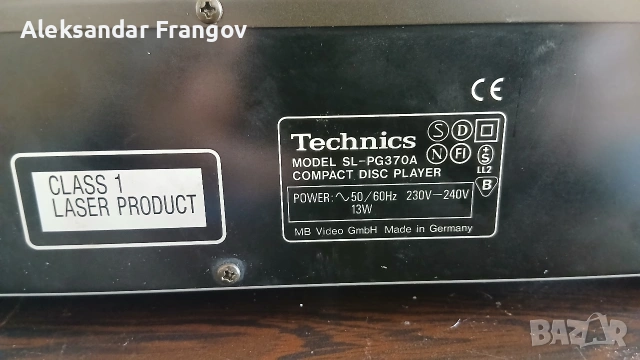 Technics SL - PG370A, снимка 5 - Декове - 54561159