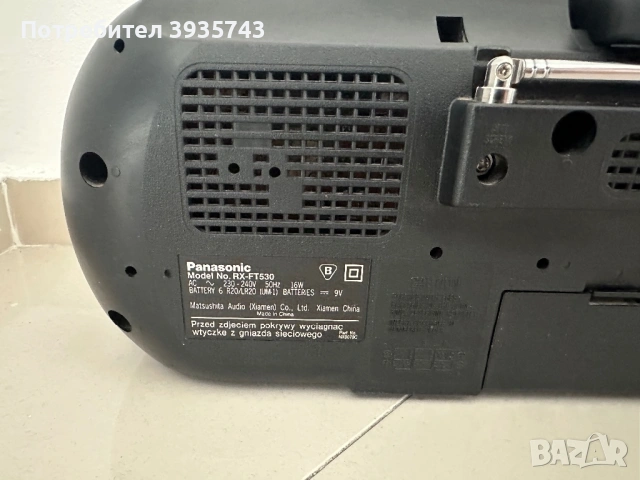 Panasonic boombox като нов, снимка 3 - Радиокасетофони, транзистори - 54603348