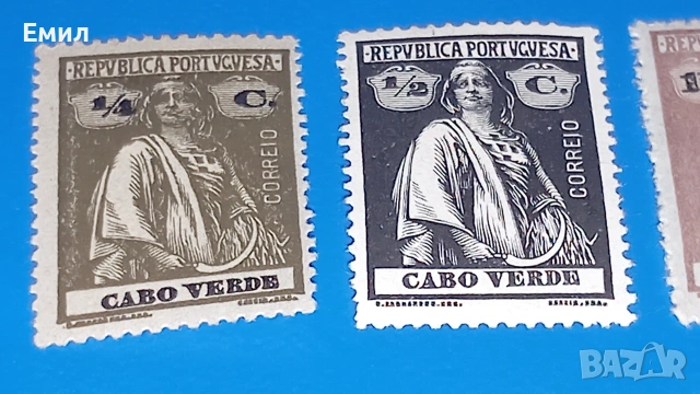 Марки Cabo Verde , снимка 4 - Филателия - 55104632