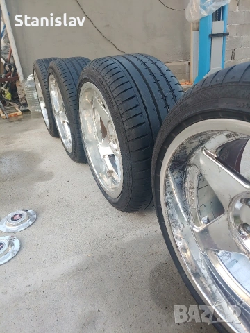 Джанти AZEV / ATEV 17 " 5x112 спорт пакет 8.5j ET 20 и 10j ET 22, снимка 10 - Гуми и джанти - 55093271