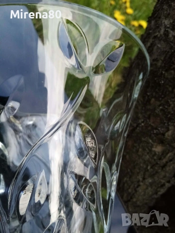 Кристална ваза 30 см - нова !, снимка 4 - Вази - 54239859
