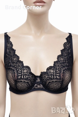 Hunkemöller черен дантелен сутиен 70E