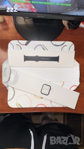 Apple Watch Series 7 45mm Midnight GPS, снимка 3 - Смарт часовници - 54808604