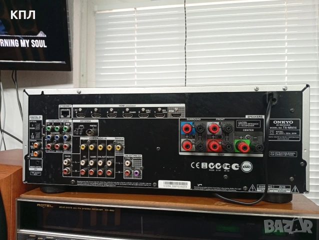 Ресивър ONKYO tx-nr 414, снимка 7 - Ресийвъри, усилватели, смесителни пултове - 54465685