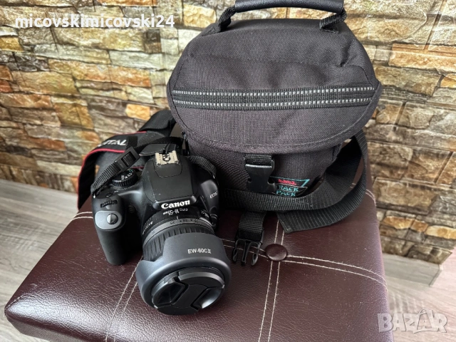 Фотоапарат Canon eos 1000D + обектив