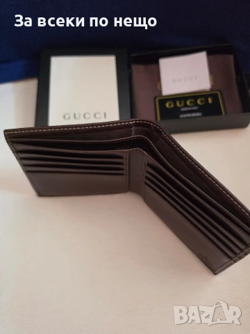 Портфейл GUCCI мъжки, снимка 5 - Портфейли, портмонета - 55152360