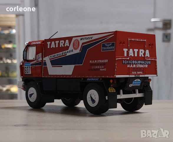 TATRA 815 4x4 Dakar 1990 - мащаб 1:43 на DeAgostini моделът е нов в блистер, снимка 3 - Колекции - 55125948