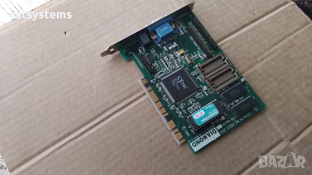 Видео карта S3 Trio 64V+ Diamond Stealth 64 Video 2001 1MB PCI, снимка 4 - Видеокарти - 54568017