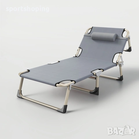 Сгъваемо легло/шезлонг 193 x 63 x 30 см