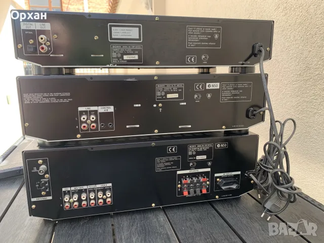Аудио система Sony – Ресивър STR-DE135, CD CDP-XE220 и Дек TC-WE435, снимка 4 - Аудиосистеми - 55679221