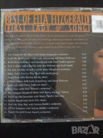 Ella Fitzgerald – Best Of Ella Fitzgerald: First Lady Of Song - матричен диск музика, снимка 2 - CD дискове - 54633035