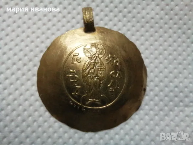 Медальон висулка монета на цар Иван Асен 2, снимка 3 - Колиета, медальони, синджири - 55445090