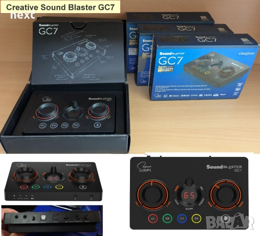 Creative външни USB звукови карти и DAC Sound Blaster Play! 4 / G3 / G6 / GC7 / X4 / A3 / G8, снимка 6 - Други - 55033987