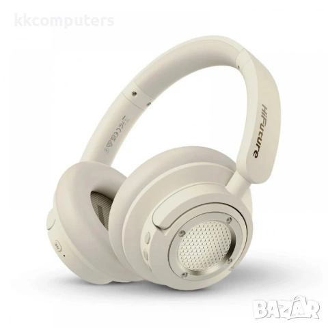 HiFuture FutureTour X - безжични слушалки с хибридно ANC, 35ч живот, AUX - шампанско злато