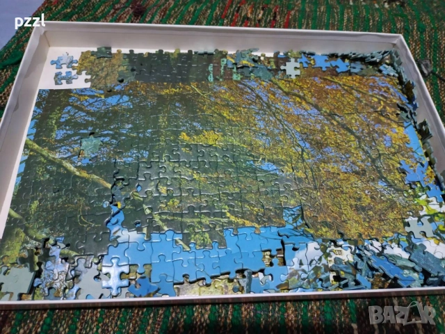 Пъзел "Kloster Ettel” Ravensburger 1970г. 1500 части , снимка 2 - Пъзели - 54528649