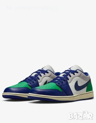 NIKE Jordan 1 Mid Se White / Blue Мъжки Маратонки👟Мъжки Спортни Обувки Код P2875