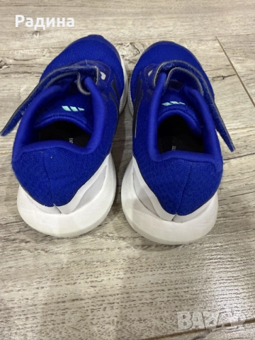 Маратонки Adidas runfalcon 3.0 с велкро лепенка, кралско синьо, снимка 3 - Детски маратонки - 55326572