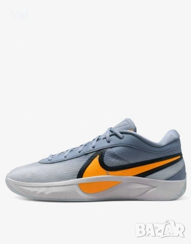 🏀🔶 NIKE GIANNIS FREAK 6 – GREY/ORANGE | ОРИГИНАЛНИ , снимка 2 - Маратонки - 54599869
