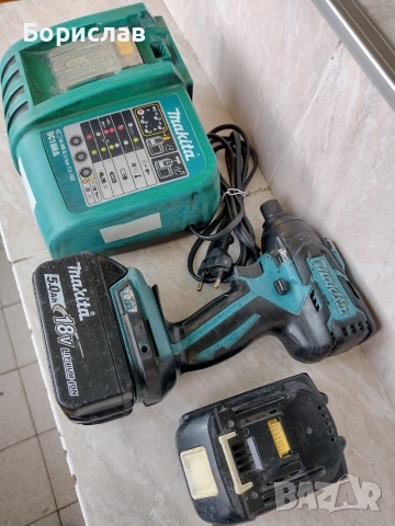Makita DTD 129 и зарядно Makita DC18RA T, снимка 2 - Други инструменти - 55164955