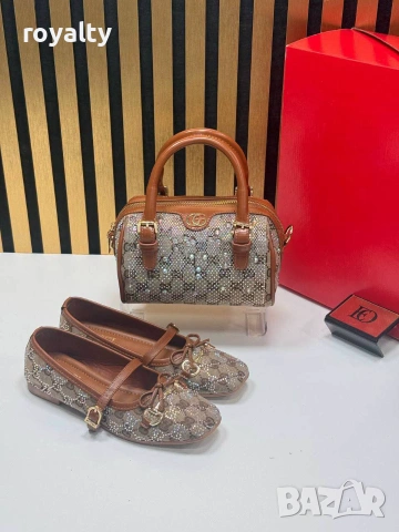 Gucci Нови Дамски Елегантни Обувки и Чанта Различни Цветове , снимка 6 - Чанти - 55252640