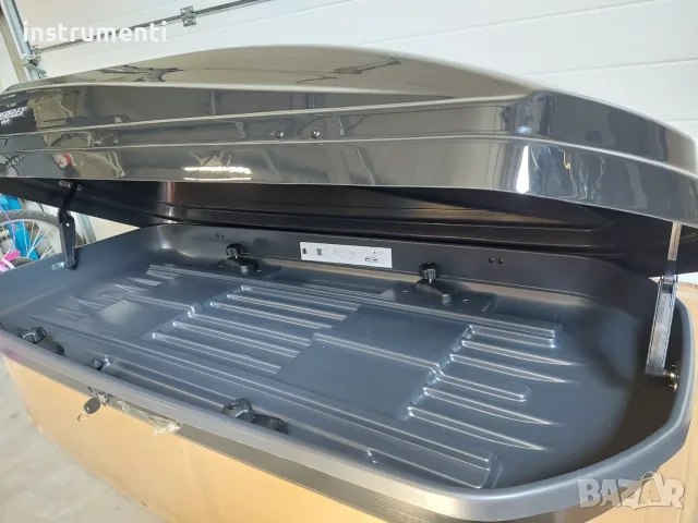 Автобокс (Багажник за таван) Perflex Eco Black 370 и 500 л., снимка 3 - Аксесоари и консумативи - 55171385
