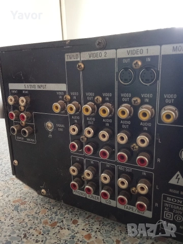 Висок модел SONY TA-VE 610 работещ, със забележки , снимка 6 - Ресийвъри, усилватели, смесителни пултове - 55122095