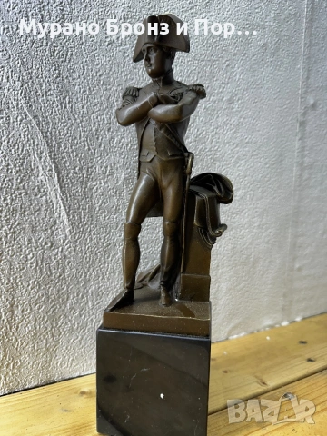 АВТЕНТИЧЕН БРОНЗ: Статуетка "Наполеон" – Émile Guillemin, Леярна "Fonderie des Bords de Seine", 2.5 , снимка 7 - Антикварни и старинни предмети - 53987033