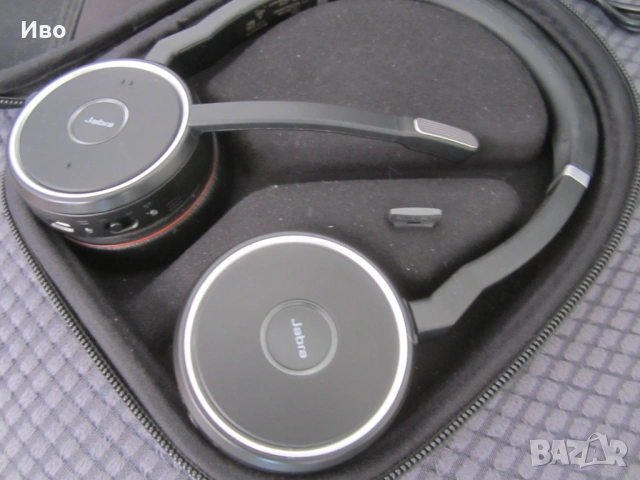 Блутут слушалки Jabra Evolve 75 , снимка 3 - Bluetooth слушалки - 54574304