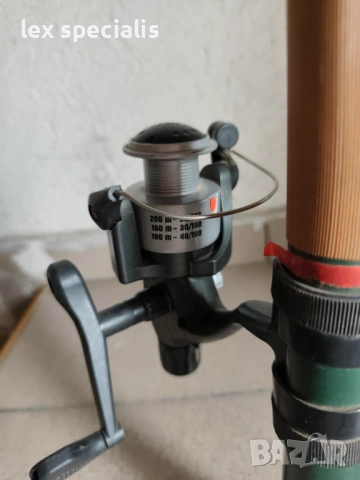 Ретро телескопична въдица + макара, снимка 5 - Въдици - 54268484