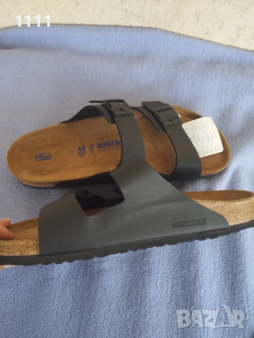 Нови мъжки чехли Birkenstock номер 48., снимка 6 - Мъжки чехли - 54772062