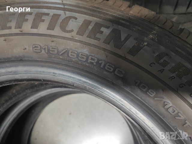 2бр. летни гуми 215/65/16C Goodyear, снимка 5 - Гуми и джанти - 55242380