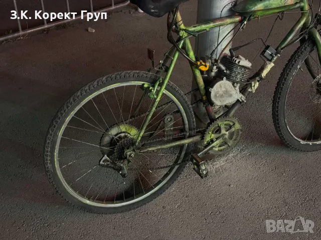 Колело с двигател 80CC, снимка 6 - Велосипеди - 55438462