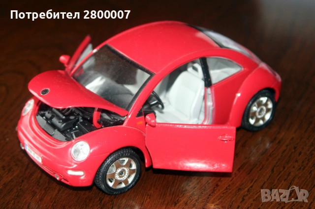 VOLKSWAGEN. New Beetle (1998). Bburago. 1/24