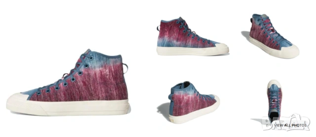 кецове Adidas Nizza High RF „Victory Crimson Orbit Indigo“ номер 46 2/3, снимка 2 - Кецове - 54371710