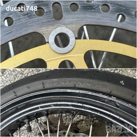 Супермото капли Honda CRF с преден апарат Brembo M50 и помпа 16x18 , снимка 11 - Части - 54743640