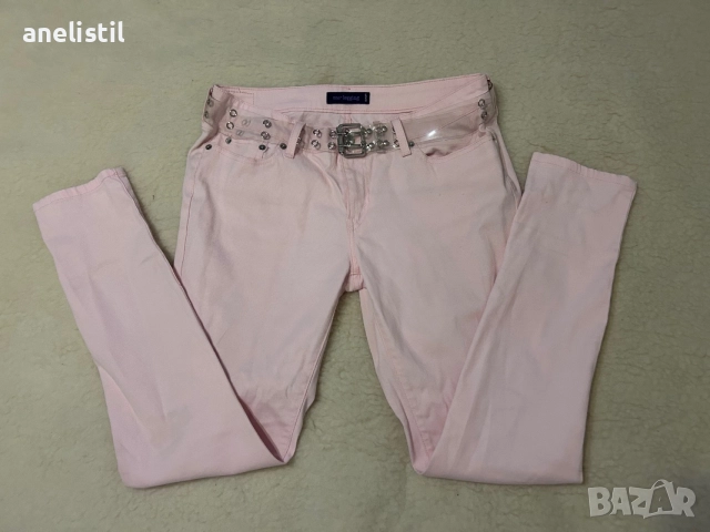 Нови розови оригинални дънки Levi’s + подарък ефектен колан