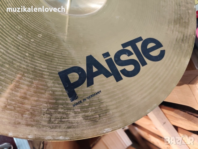 Paiste 20" 302 Ride Cymbal х 2 бр. - Made in Germany - 20 инча райд чинели, снимка 6 - Ударни инструменти - 54946344