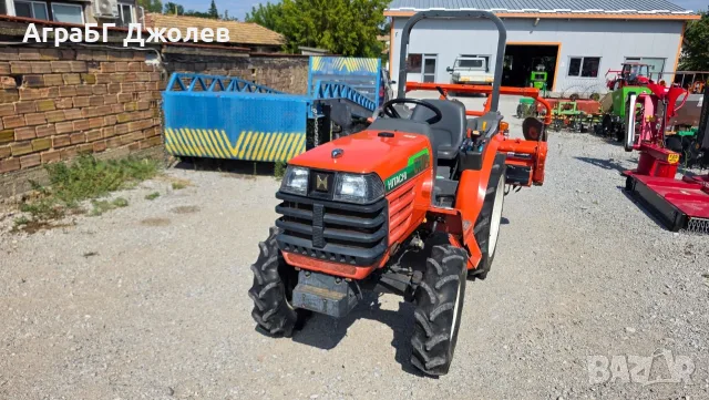 Японски трактор Kubota GB180 (Hitachi CTX18) с фреза, 4x4, 18 кс., АграБГ Джолев , снимка 8 - Селскостопанска техника - 55636404